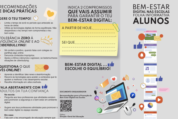 Folha Informativa: Bem-estar Digital nas Escolas